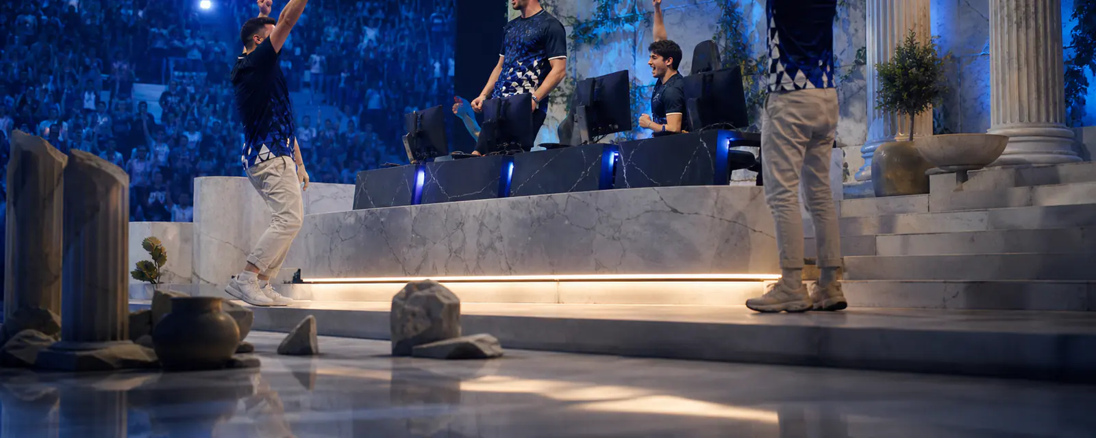 Ενήλικη ελληνική ομάδα eSports σε τουρνουά